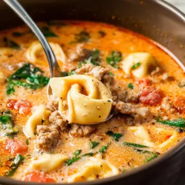 Italian Sausage Tortellini Soup