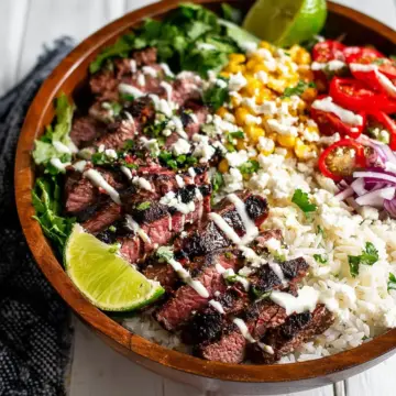 Cilantro Lime Steak Bowl