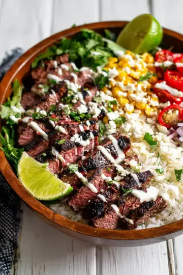 Cilantro Lime Steak Bowl