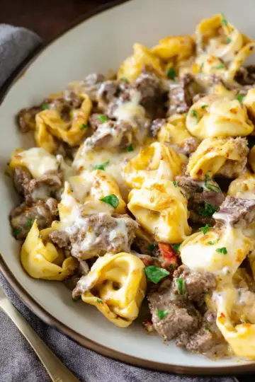Cheesesteak Tortellini Skillet – A Comfort Food Twist on a Classic