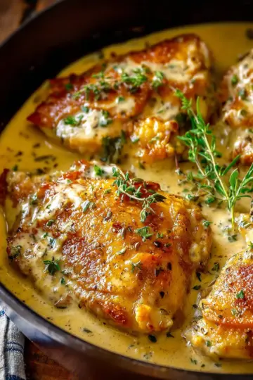 Chicken in White Wine Sauce Recipe