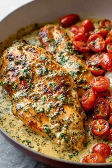 Creamy Pesto Chicken