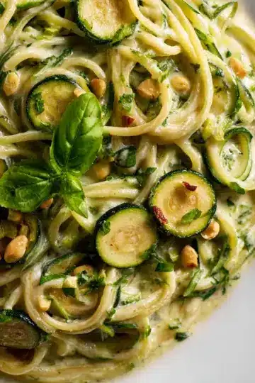 Easy Creamy Zucchini Pasta Sauce