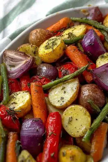 Oven-Roasted Vegetables with Garlic and Herbs
