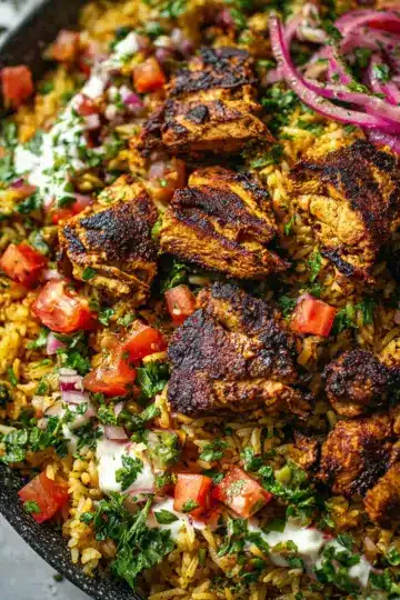 One Pan Shawarma Chicken & Rice