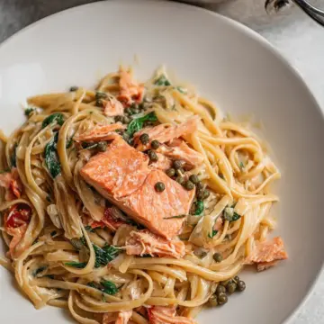 reamy Salmon Pasta Recipe