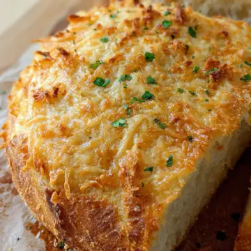 Artisan Garlic Parmesan Bread Recipe