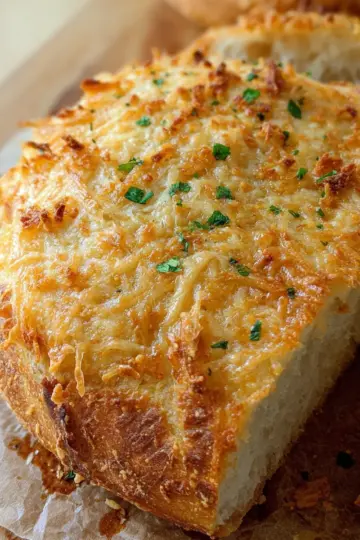 Artisan Garlic Parmesan Bread Recipe