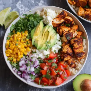 Chicken Burrito Protein Bowl