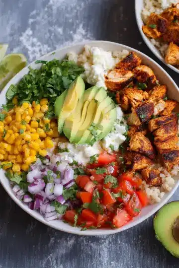 Chicken Burrito Protein Bowl