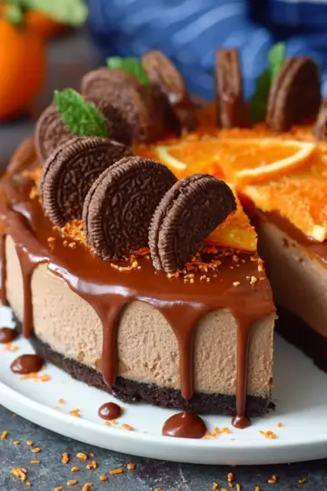 Chocolate Orange Cheesecake
