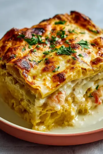 Creamy Seafood Lasagna