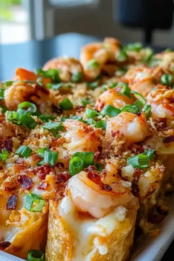 Dive into Deliciousness: Crabby Shrimp Nacho Queso Crunch Rolls Unleashed