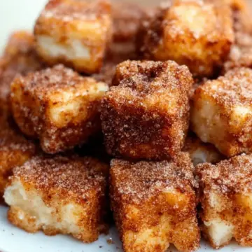 Angel Food Cake Churro Bites Recipe