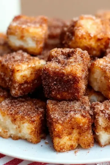 Angel Food Cake Churro Bites Recipe