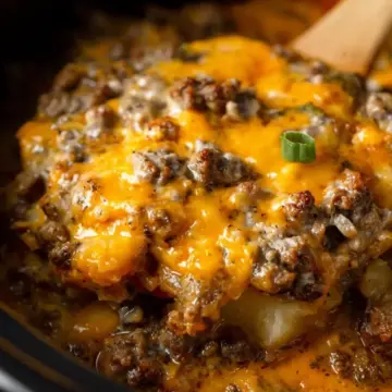 Crock Pot Hamburger Potato Casserole Recipe