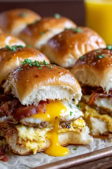 Cowboy Breakfast Sliders