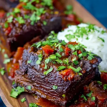 Caramelized Slow Roast Asian Beef Short Rib