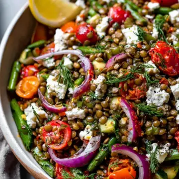Mediterranean Lentil Salad