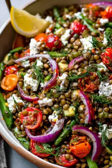 Mediterranean Lentil Salad