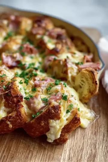 Croque Monsieur Croissant Bake