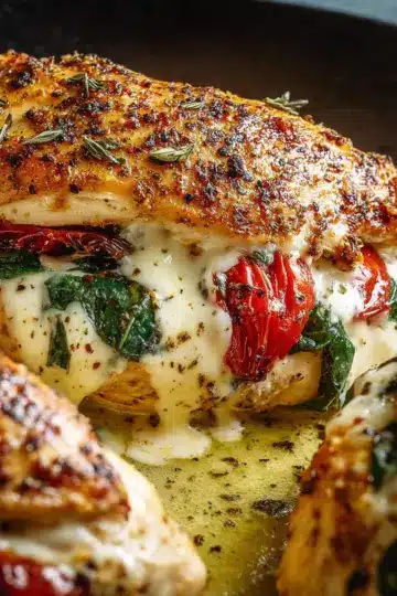 Caprese-Stuffed Chicken