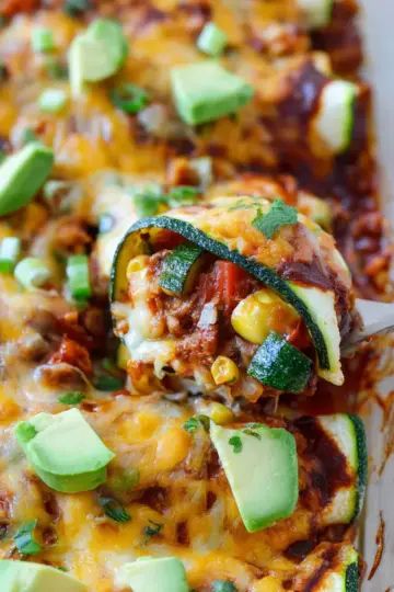 Zucchini Enchiladas
