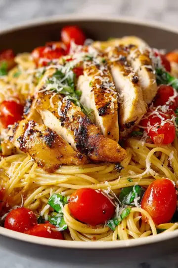 Bruschetta Chicken Pasta Recipe