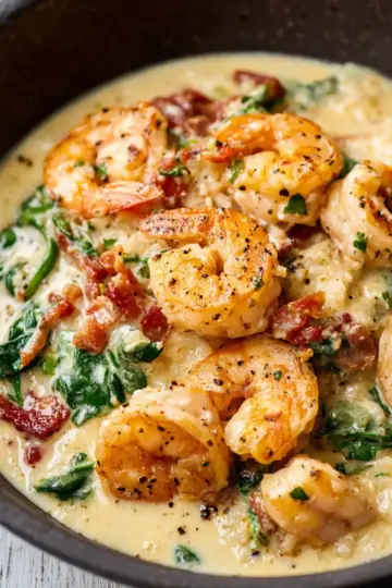 Easy Creamy Tuscan Shrimp Recipe