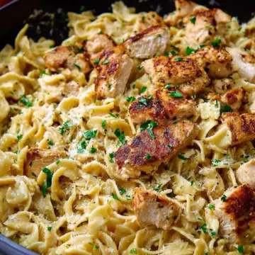 Garlic Parmesan Chicken Pasta Recipe