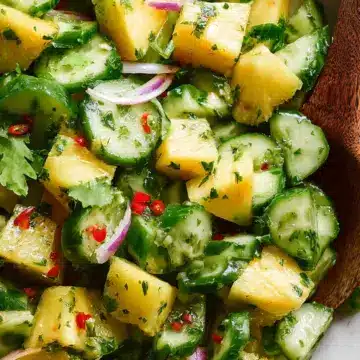 Cucumber Pineapple Salad