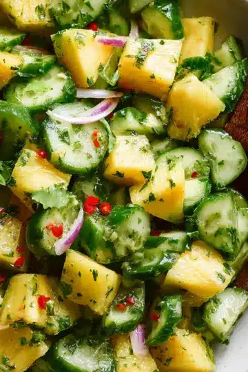 Cucumber Pineapple Salad