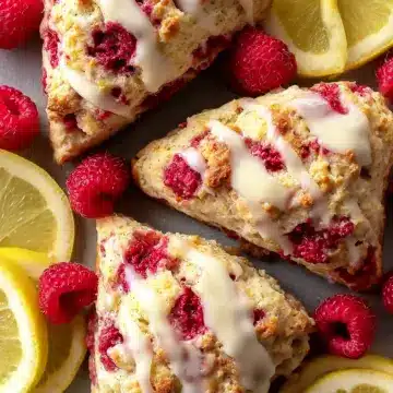 Lemon Raspberry Scones