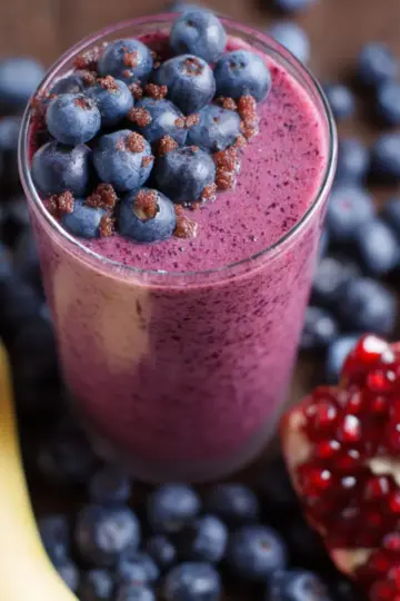 Blueberry Pomegranate Smoothie