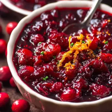 Grand Marnier Cranberry Sauce