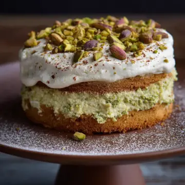 Homemade Pistachio Tiramisu