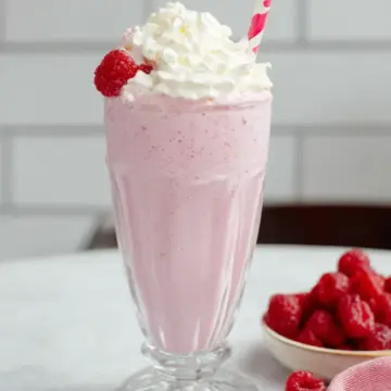 Best Ever Raspberry Milkshake