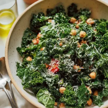 Lemony Parmesan Kale Salad