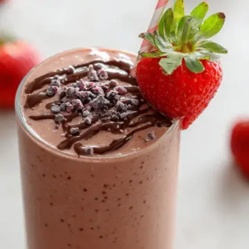 Chocolate Covered Strawberry Smoothie
