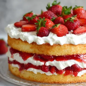 Strawberry Shortcake Cake