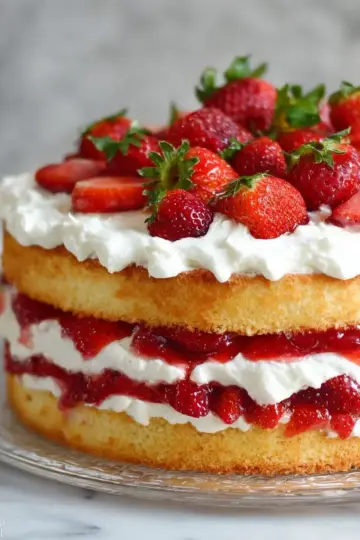 Strawberry Shortcake Cake