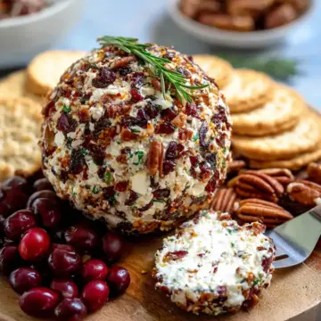 Cranberry Pecan Goat Cheese Ball
