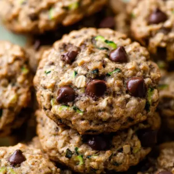 Zucchini Oatmeal Chocolate Chip Cookies