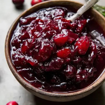 Homemade Cranberry Sauce