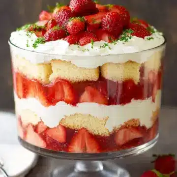 Strawberry Shortcake Trifle