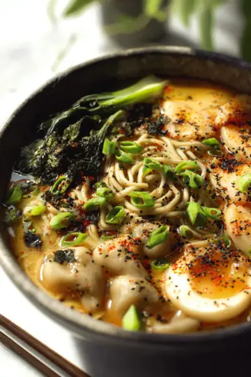 Dumpling Ramen Soup