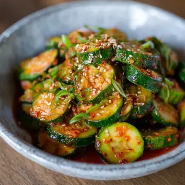 Korean Zucchini Side Dish