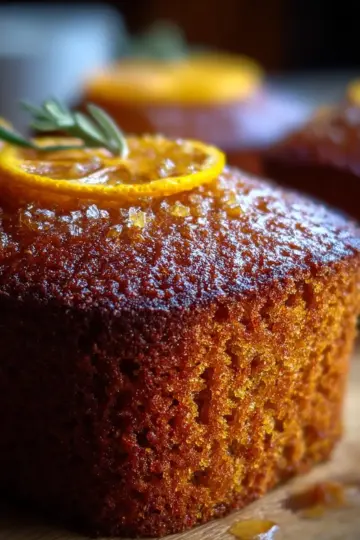 Orange Ginger Honey Cake
