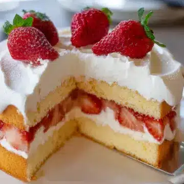 Japanese Strawberry Sponge Cake