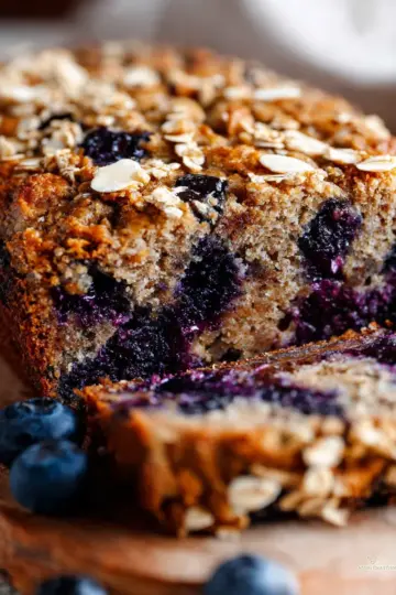 Blueberry Oat Breakfast Bread